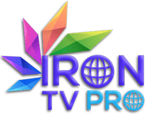 Logo officiel Iron TV Pro – application IPTV Premium en France, compatible Android, Smart TV et Fire Stick.