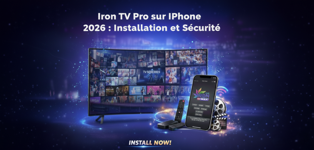 Comment installer Iron TV Pro sur iPhone en 2026 : guide complet et téléchargement apk gratuit.