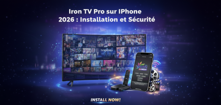 Comment installer Iron TV Pro sur iPhone en 2026 : guide complet et téléchargement apk gratuit.