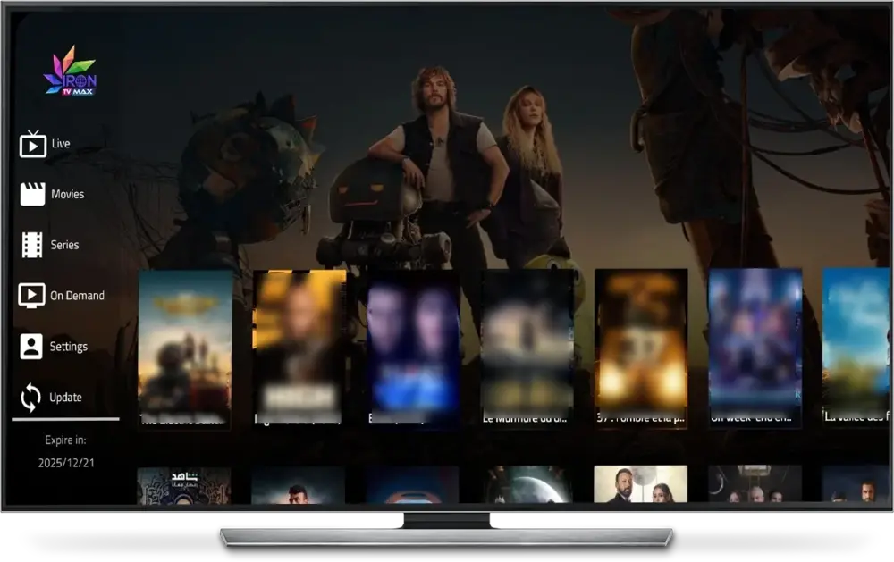 Iron TV Pro pret a regarder