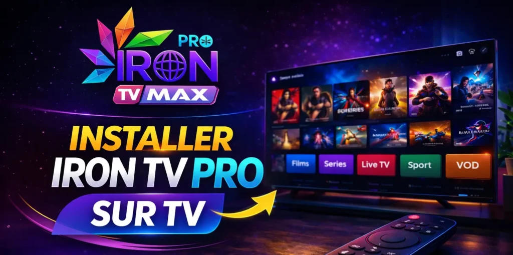 Comment installer Iron TV Pro sur Smart TV facilement avec l'application IPTV